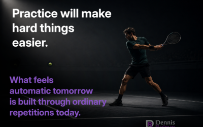 Practice makes hard things easier.